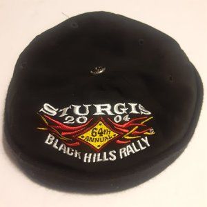 VTG Sturgis Motorcycle Rally 2004 Embroidered Skull Cap OSFA